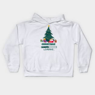 Christmas is Loading Kids Hoodie